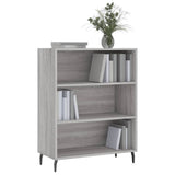 vidaXL Shelf Cabinet 69.5x32.5x90 cm Engineered Wood Concrete Grey