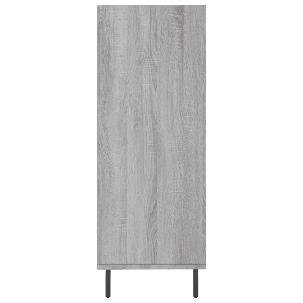 vidaXL Shelf Cabinet 69.5x32.5x90 cm Engineered Wood Concrete Grey