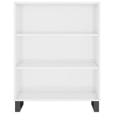 vidaXL Schappenkast 69,5x32,5x90 cm bewerkt hout hoogglans wit