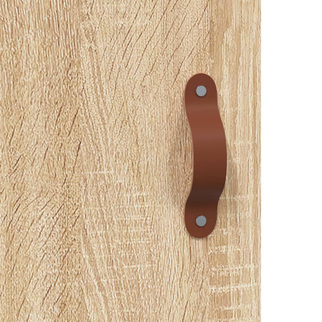 vidaXL Dressoir 34,5x34x90 cm bewerkt hout wit