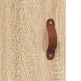 vidaXL Dressoir 34,5x34x90 cm bewerkt hout wit