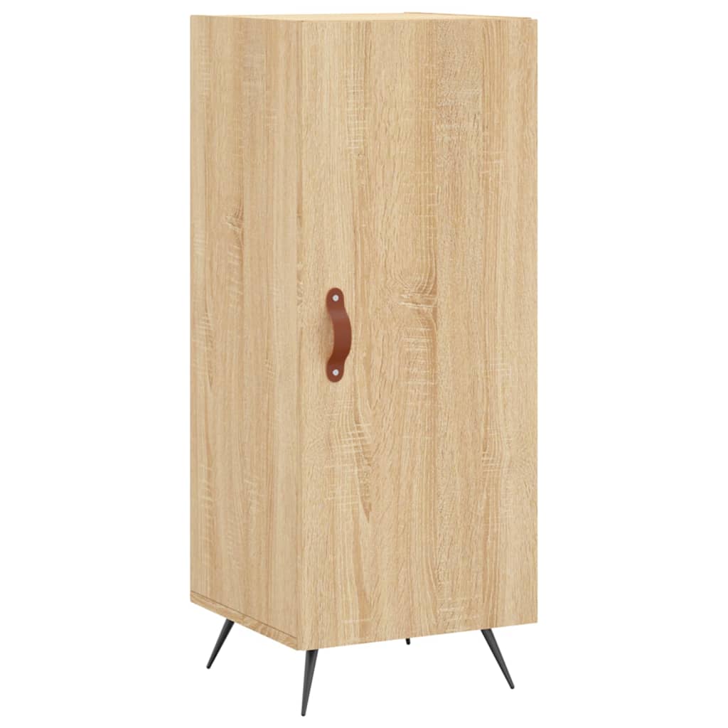 vidaXL Dressoir 34,5x34x90 cm bewerkt hout wit