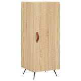vidaXL Dressoir 34,5x34x90 cm bewerkt hout wit