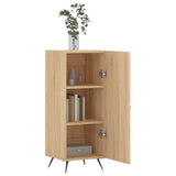 vidaXL Dressoir 34,5x34x90 cm bewerkt hout wit