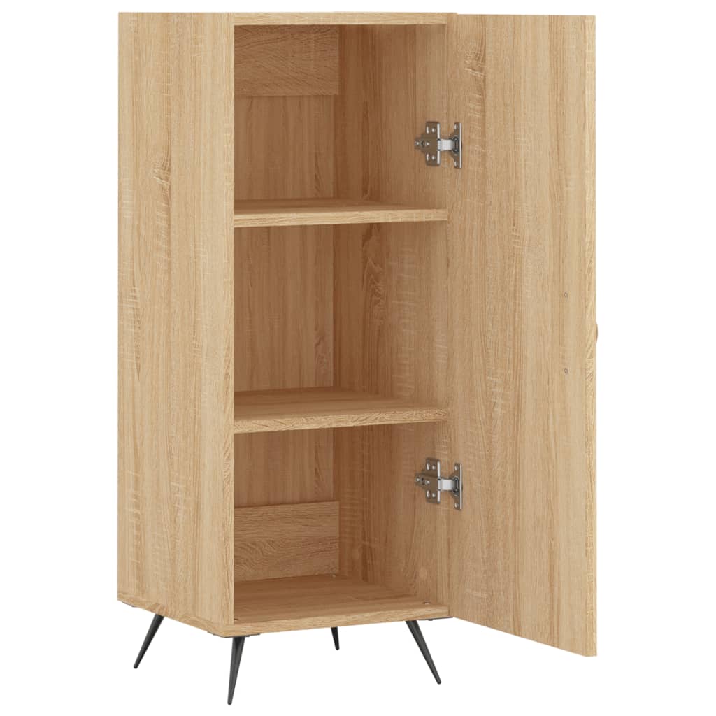 vidaXL Dressoir 34,5x34x90 cm bewerkt hout wit