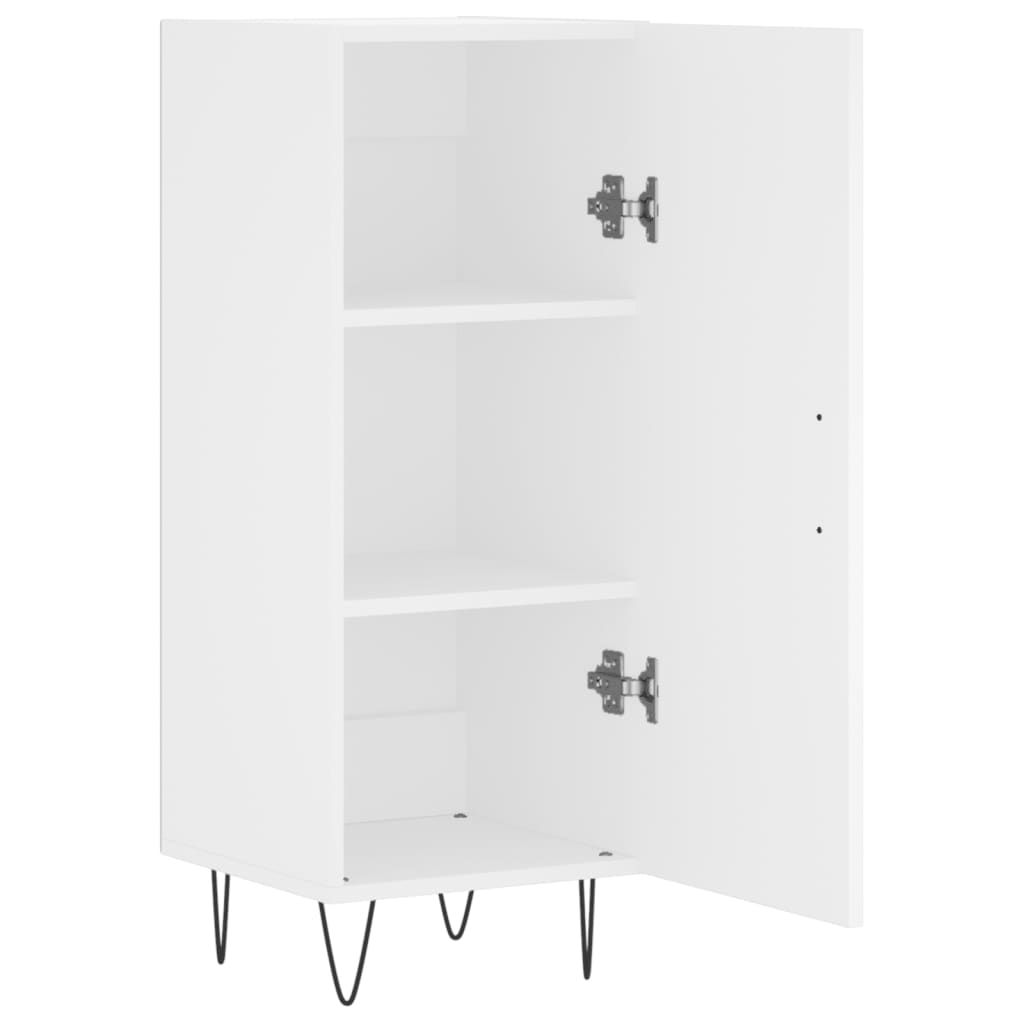 vidaXL Dressoir 34,5x34x90 cm bewerkt hout wit