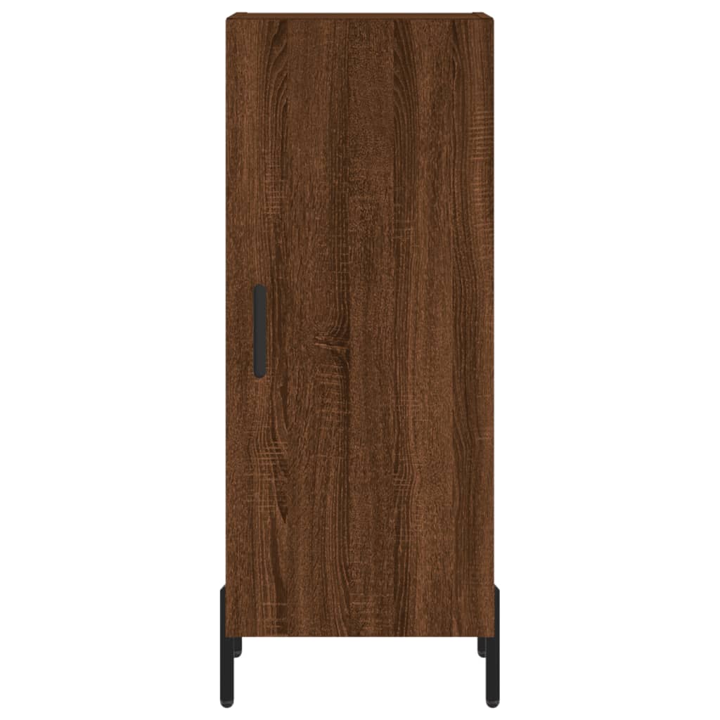 vidaXL Dressoir 34,5x34x90 cm bewerkt hout wit