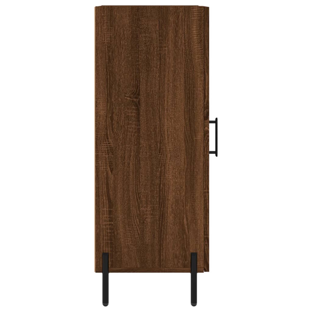 vidaXL Dressoir 34,5x34x90 cm bewerkt hout wit