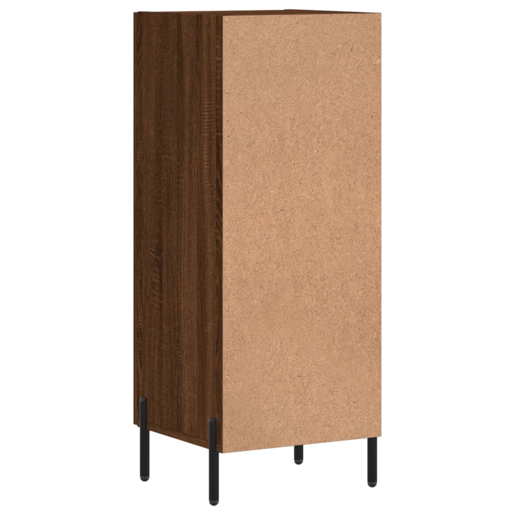 vidaXL Dressoir 34,5x34x90 cm bewerkt hout wit