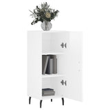 vidaXL Dressoir 34,5x34x90 cm bewerkt hout wit