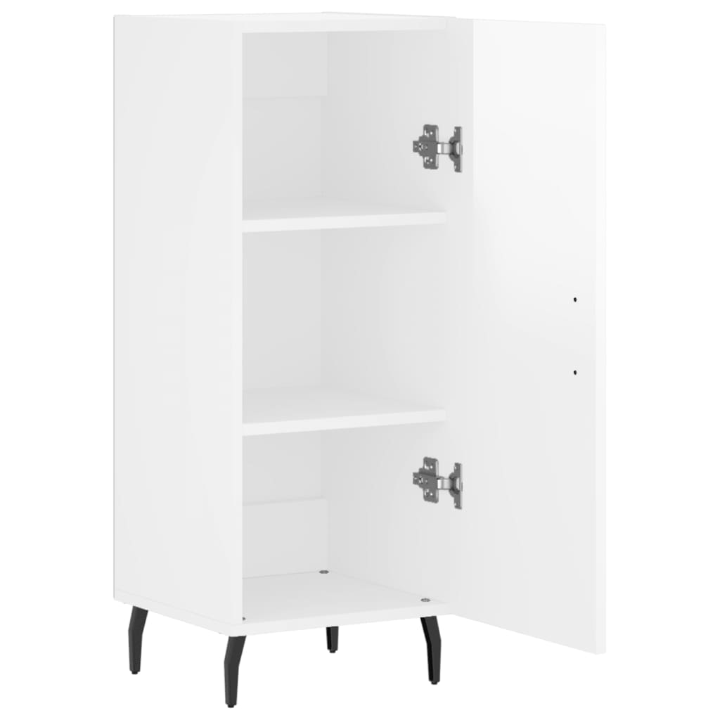vidaXL Dressoir 34,5x34x90 cm bewerkt hout wit