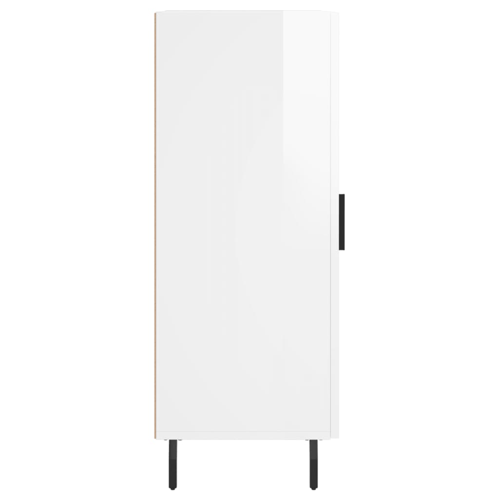 vidaXL Dressoir 34,5x34x90 cm bewerkt hout wit