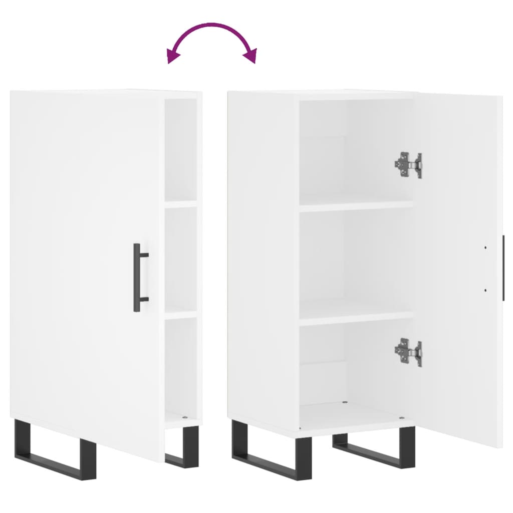 vidaXL Sideboard 34.5x34x90 cm engineered wood white