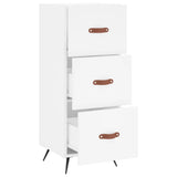 vidaXL Dressoir 34,5x34x90 cm bewerkt hout wit