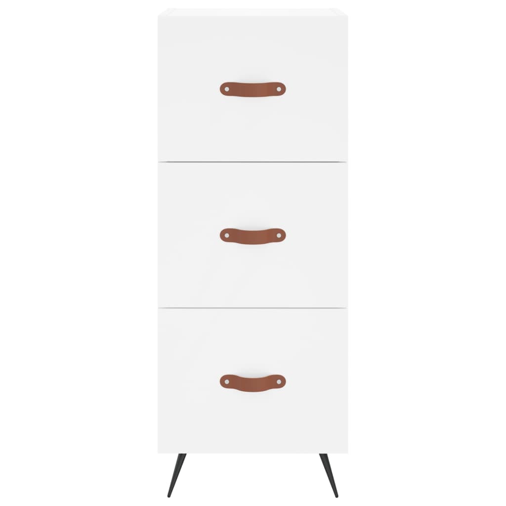 vidaXL Dressoir 34,5x34x90 cm bewerkt hout wit