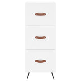 vidaXL Dressoir 34,5x34x90 cm bewerkt hout wit