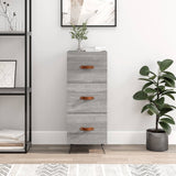 vidaXL Dressoir 34,5x34x90 cm bewerkt hout wit