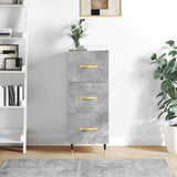 vidaXL Dressoir 34,5x34x90 cm bewerkt hout betongrijs