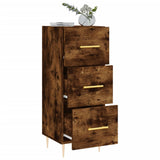 vidaXL Dressoir 34,5x34x90 cm bewerkt hout betongrijs