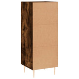 vidaXL Dressoir 34,5x34x90 cm bewerkt hout betongrijs