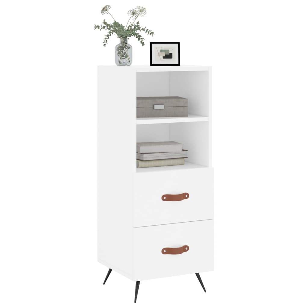 vidaXL Sideboard 34.5x34x90 cm engineered wood white