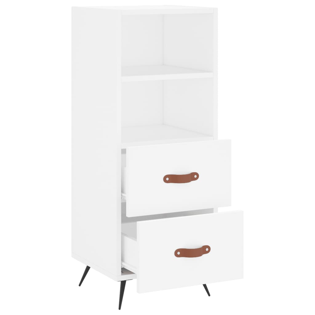 vidaXL Sideboard 34.5x34x90 cm engineered wood white
