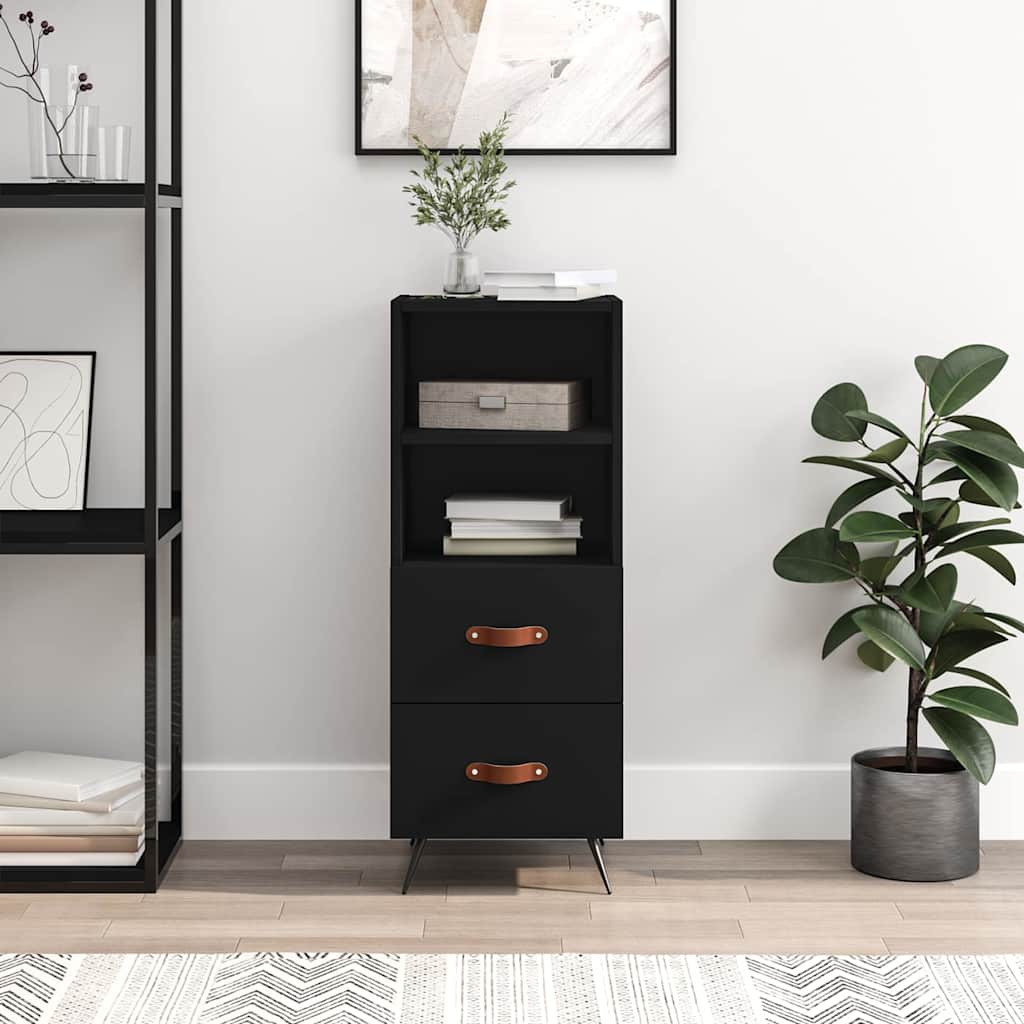 vidaXL Sideboard 34.5x34x90 cm engineered wood white