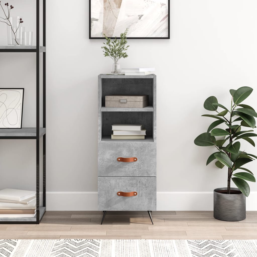 vidaXL Sideboard 34.5x34x90 cm engineered wood white