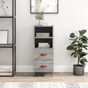 vidaXL Sideboard 34.5x34x90 cm engineered wood white