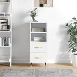 vidaXL Dressoir 34,5x34x90 cm bewerkt hout wit