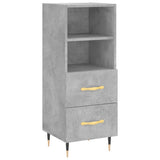 vidaXL Dressoir 34,5x34x90 cm bewerkt hout wit