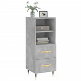 vidaXL Dressoir 34,5x34x90 cm bewerkt hout wit