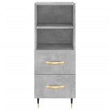 vidaXL Dressoir 34,5x34x90 cm bewerkt hout wit