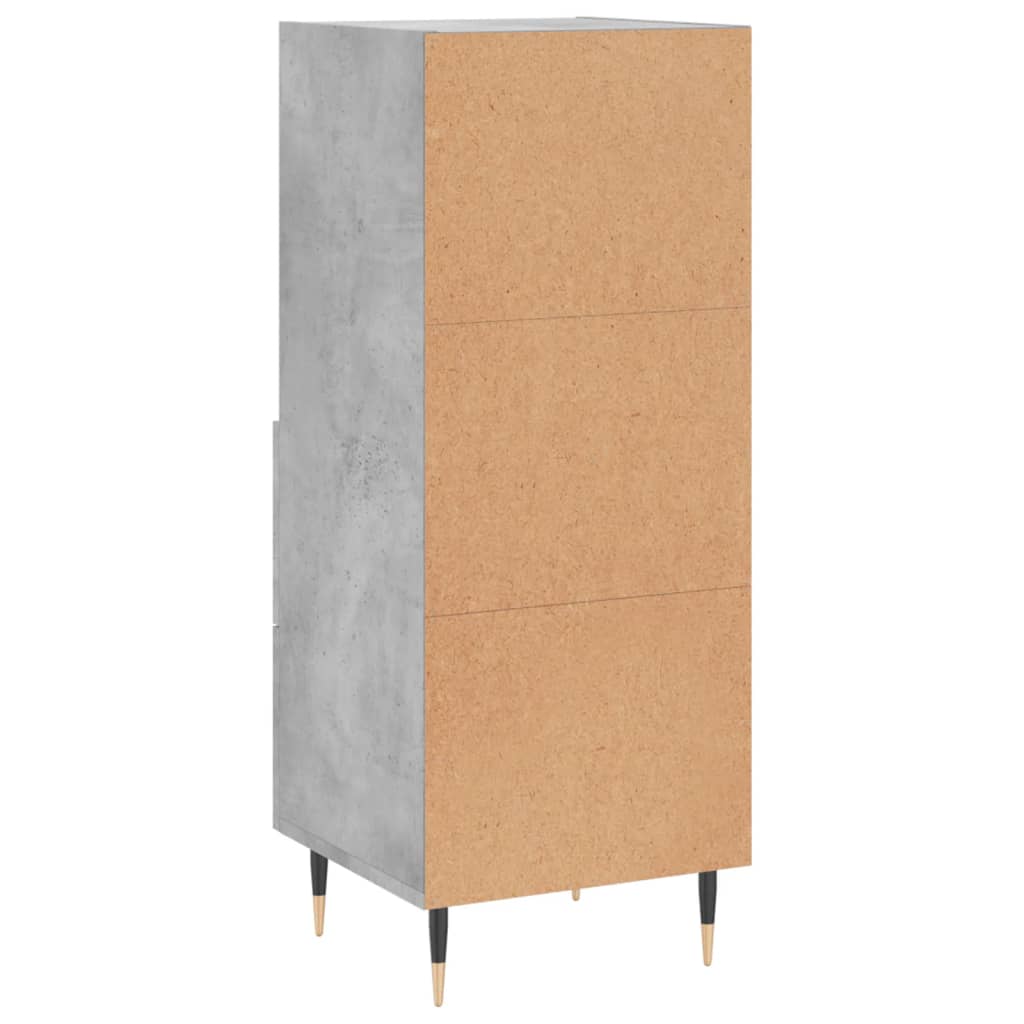 vidaXL Dressoir 34,5x34x90 cm bewerkt hout wit