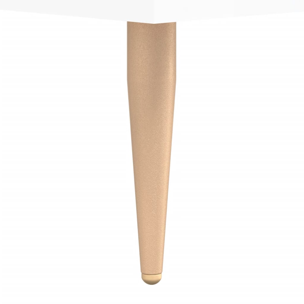 vidaXL Dressoir 34,5x34x90 cm bewerkt hout hoogglans wit