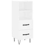 vidaXL Dressoir 34,5x34x90 cm bewerkt hout wit