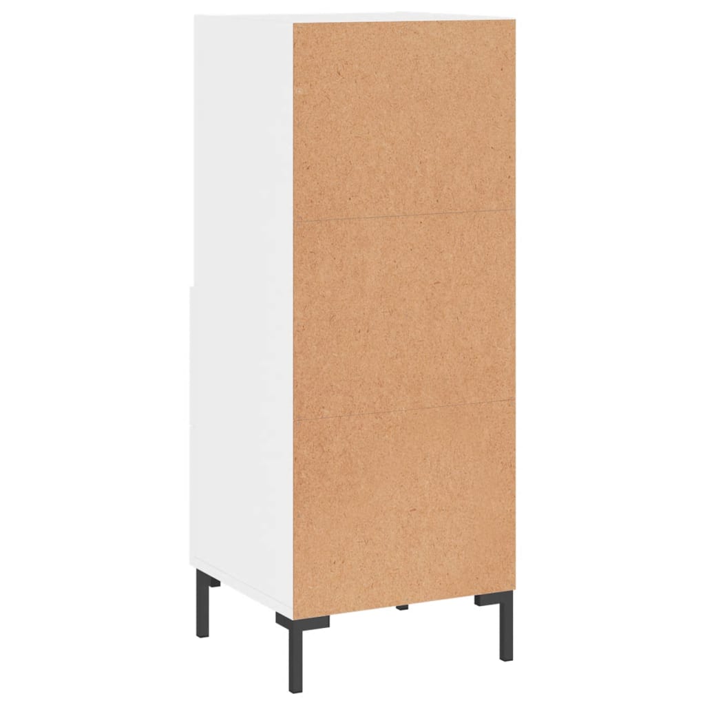 vidaXL Dressoir 34,5x34x90 cm bewerkt hout wit