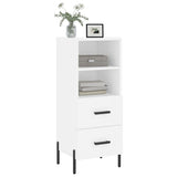 vidaXL Dressoir 34,5x34x90 cm bewerkt hout wit