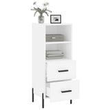 vidaXL Dressoir 34,5x34x90 cm bewerkt hout wit