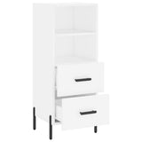 vidaXL Dressoir 34,5x34x90 cm bewerkt hout wit