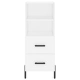 vidaXL Dressoir 34,5x34x90 cm bewerkt hout wit