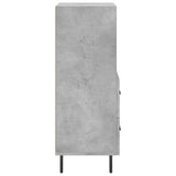 vidaXL Dressoir 34,5x34x90 cm bewerkt hout zwart