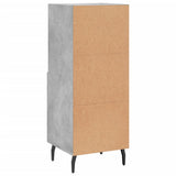 vidaXL Dressoir 34,5x34x90 cm bewerkt hout zwart