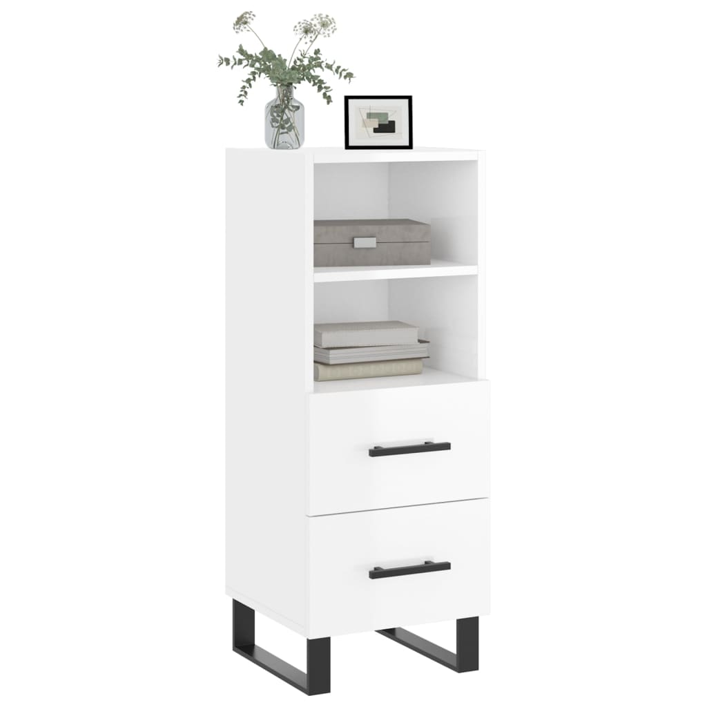 vidaXL Sideboard 34.5x34x90 cm engineered wood white