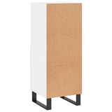 vidaXL Sideboard 34.5x34x90 cm engineered wood white