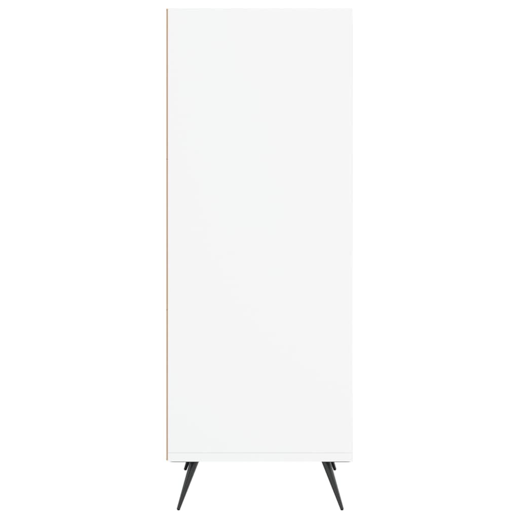 vidaXL Schappenkast 34,5x32,5x90 cm bewerkt hout wit