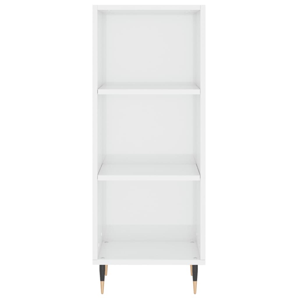 vidaXL Dressoir 34,5x32,5x90 cm bewerkt hout wit