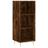 vidaXL Dressoir 34,5x32,5x90 cm bewerkt hout zwart