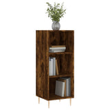 vidaXL Dressoir 34,5x32,5x90 cm bewerkt hout zwart