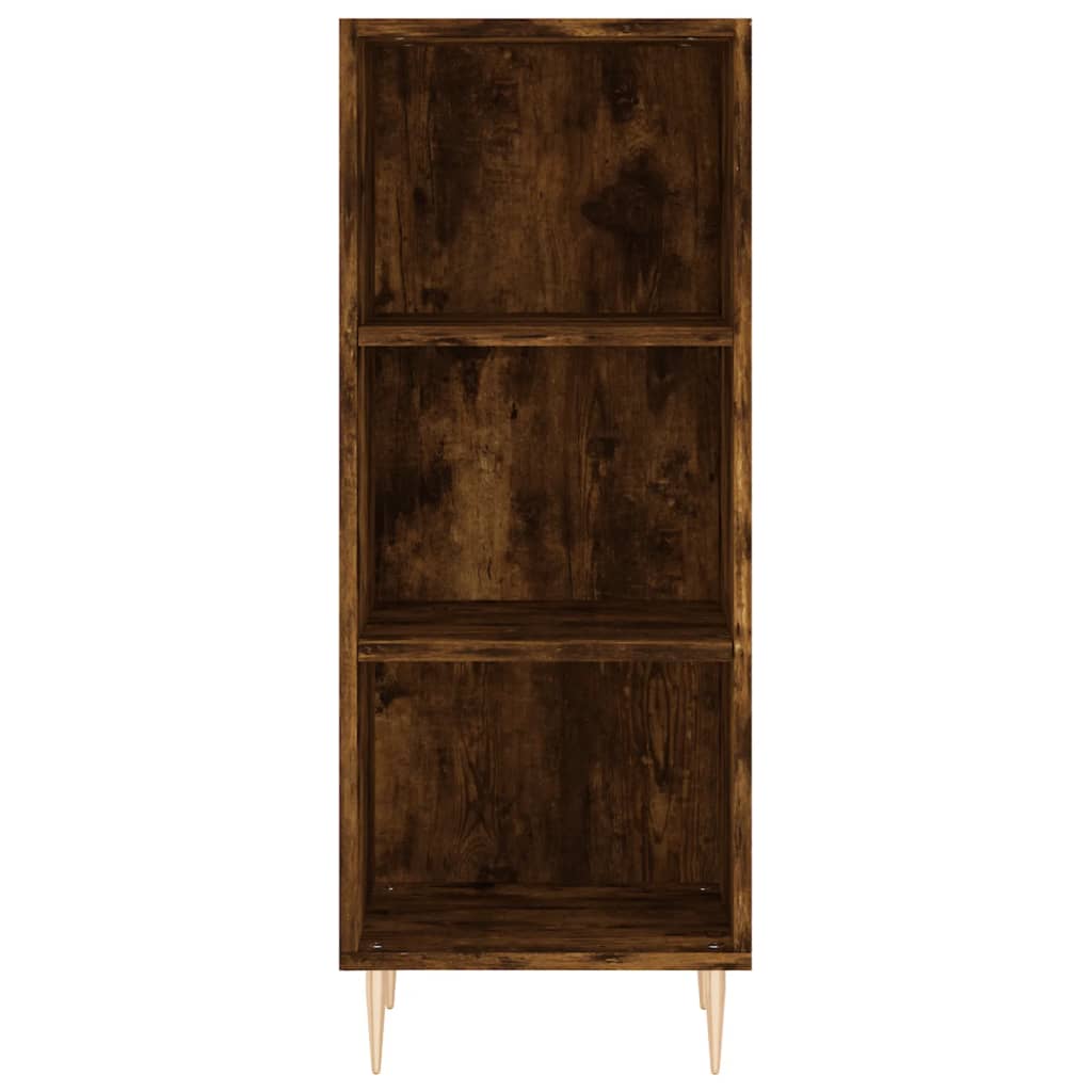 vidaXL Dressoir 34,5x32,5x90 cm bewerkt hout zwart